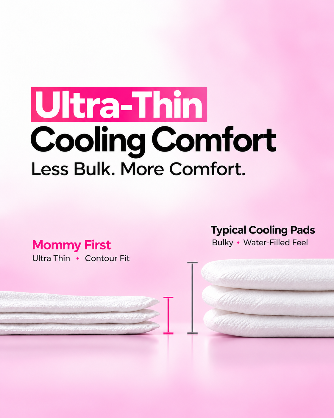 2-in-1 Postpartum Instant Cooling Pads | Pack of 8